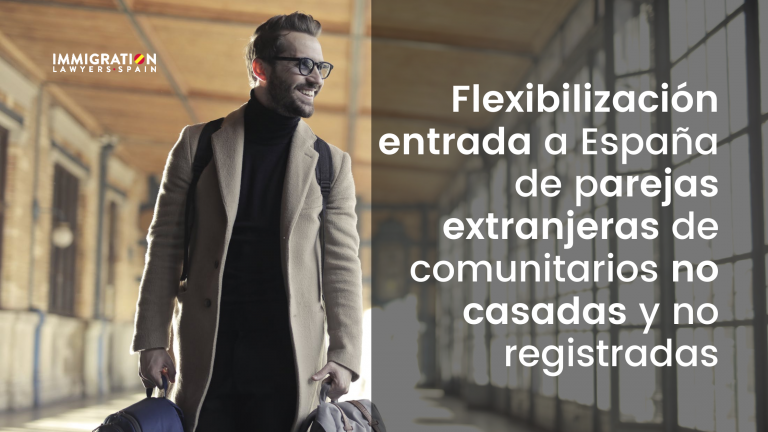 entrada a España parejas extranjeras no casadas