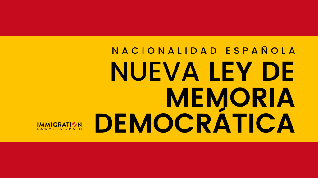 Ley de memoria democrática en España