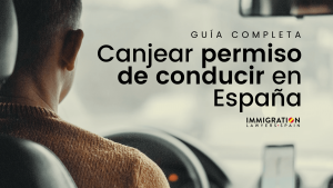 canjear permiso de conducir
