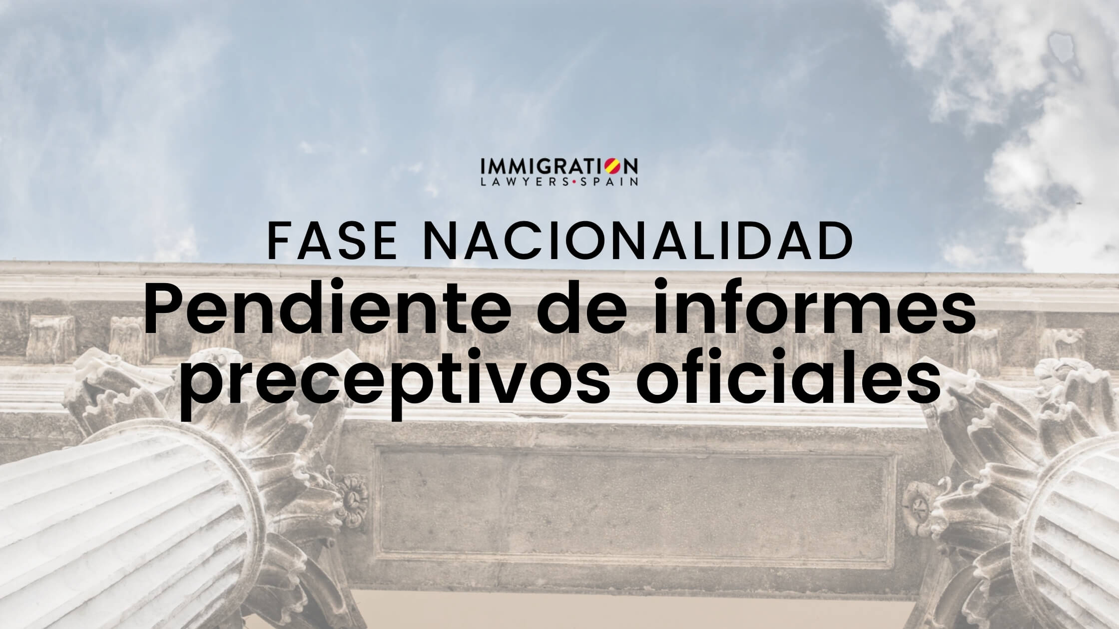 pendiente informes preceptivos oficiales