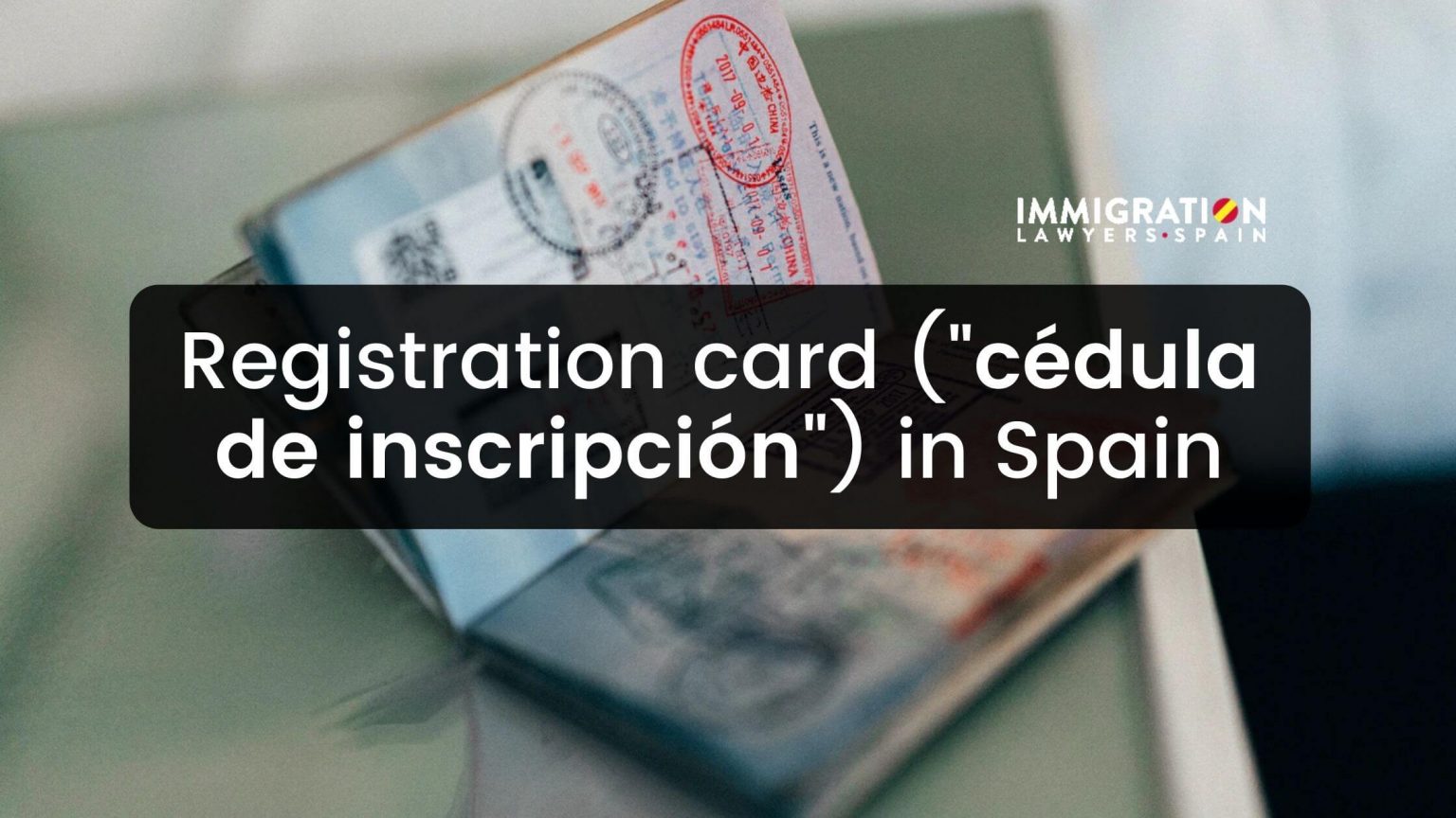 Registration Card for Undocumented Immigrants in Spain