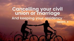can you lose residency if you divorce?
