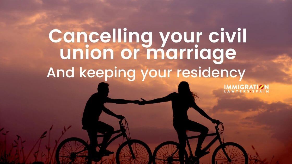 can you lose residency if you divorce?