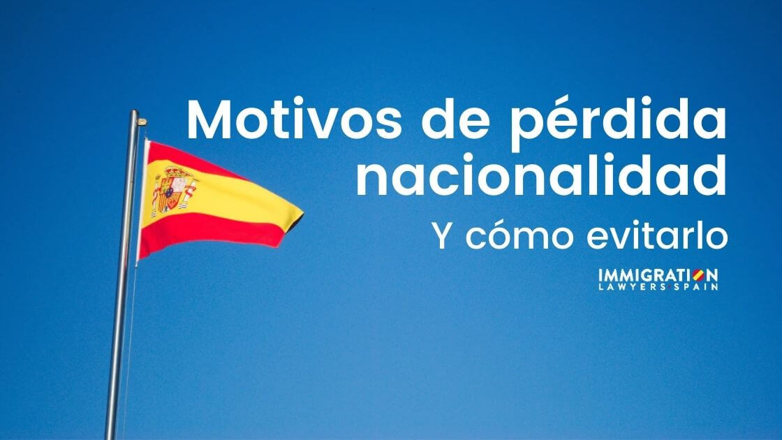 cómo perder la nacionalidad española