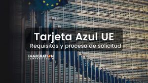 tarjeta azul UE