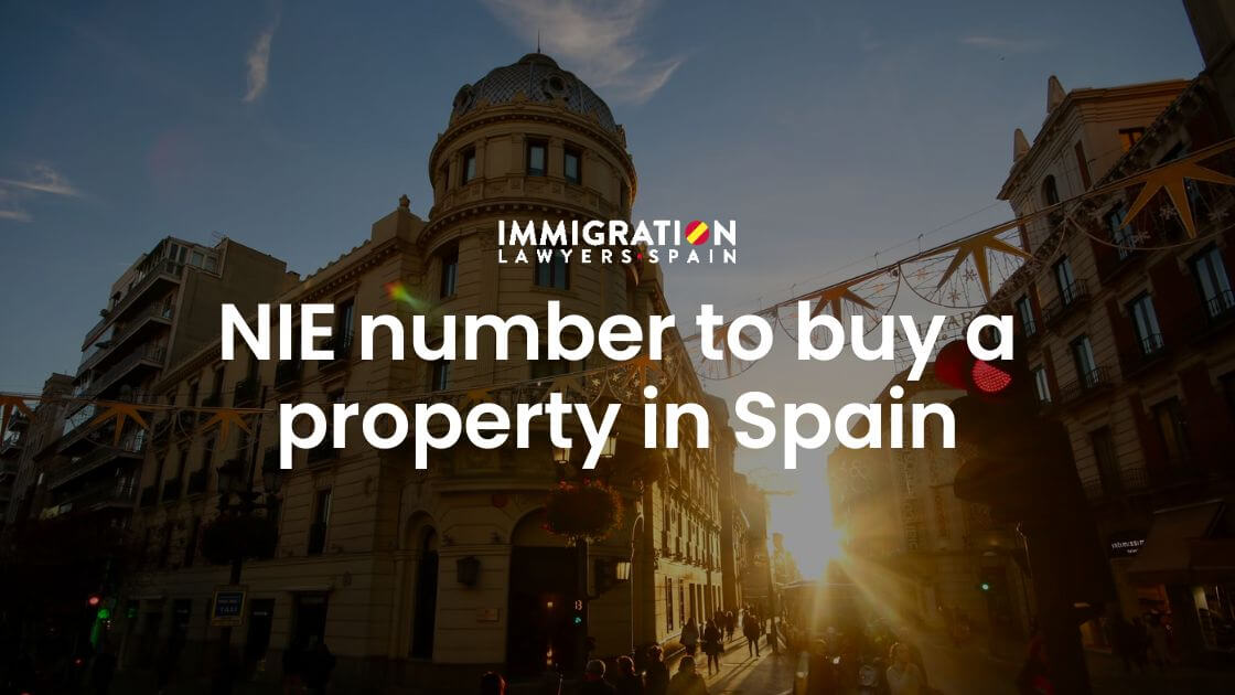 NIE number to buy a property