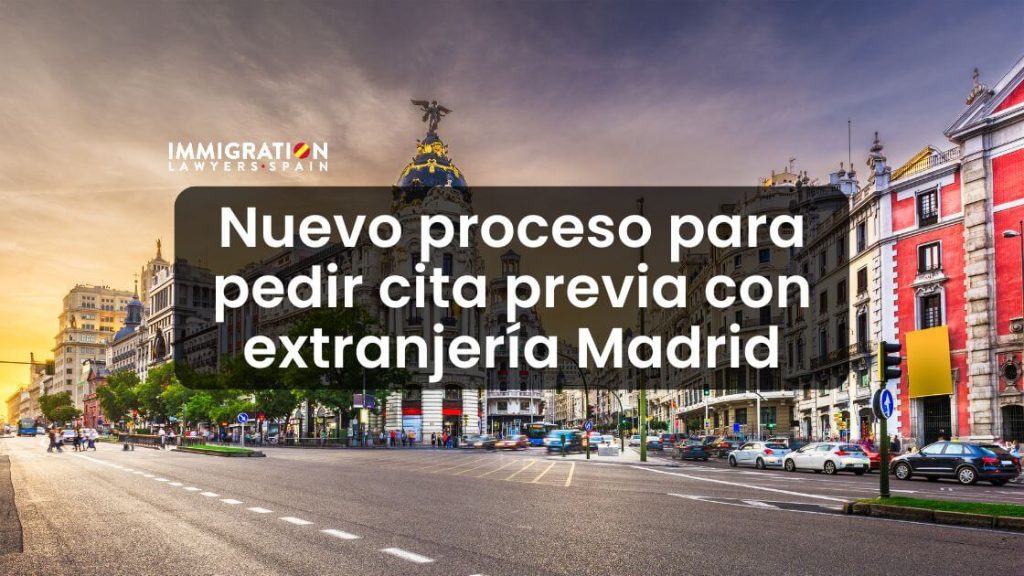 cita previa extranjería Madrid