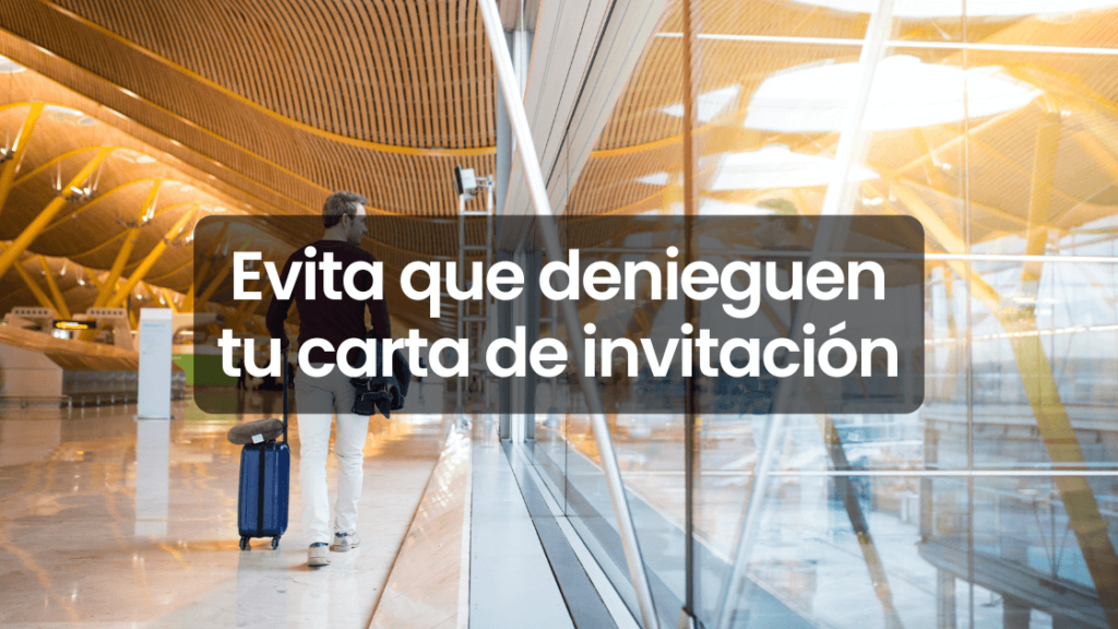 motivos denegacion carta invitacion