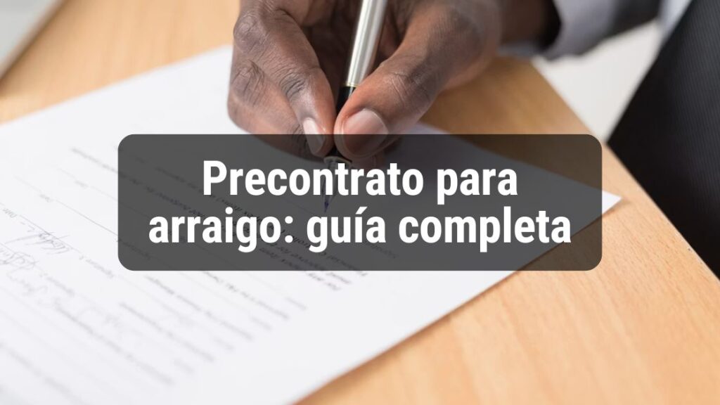 precontrato arraigo